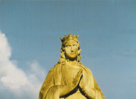 Socha Panny Marie před&nbsp;opravou